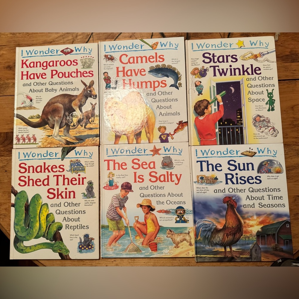 I Wonder Why Hardcover Book Bundle (6) | Science & Animals | Kids Nonfiction